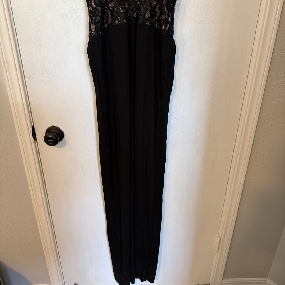 NEW NBD Asta Gown in Black Lace Formal Strapless Corset Maxi Dress Medium M - Picture 6 of 6